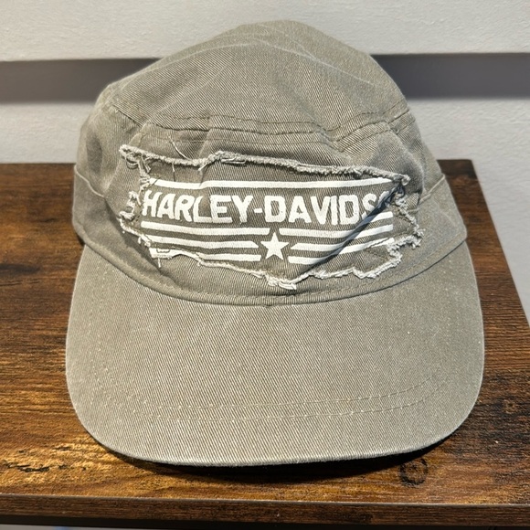 Vintage Harley-Davidson cap, y2k punk style news boy style - Picture 1 of 9